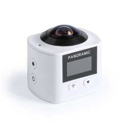 Caméra Sportive Étanche HD 360° Personnalisée Logans Couleurs : blanc