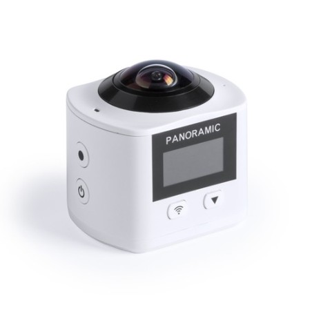 Caméra Sportive Étanche HD 360° Personnalisée Logans Couleurs : blanc