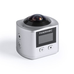 Caméra Sportive Étanche HD 360° Personnalisée Logans Couleurs : blanc cadeau client original