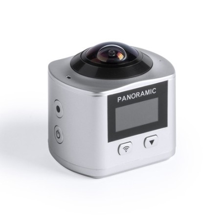 Caméra Sportive Étanche HD 360° Personnalisée Logans Couleurs : blanc cadeau client original