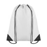 Sac à dos personnalisé en polyester idéal pour vos événements - SHOOP Matières : PET Couleurs : blanc personnalisation rapide en