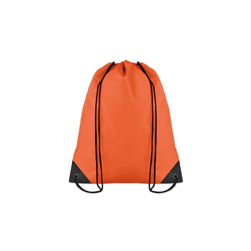 Sac à dos personnalisé en polyester idéal pour vos événements - SHOOP Matières : PET Couleurs : orange impression haute définiti
