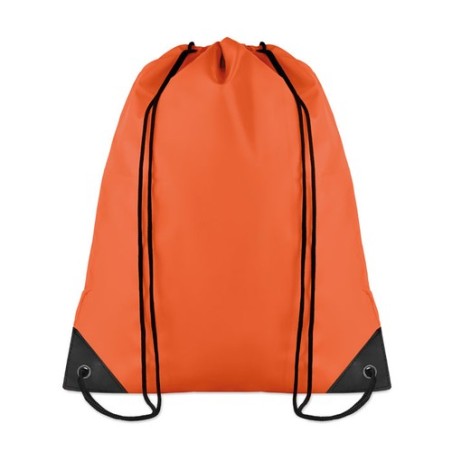 Sac à dos personnalisé en polyester idéal pour vos événements - SHOOP Matières : PET Couleurs : orange impression haute définiti