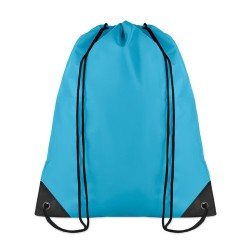 Sac à dos personnalisé en polyester idéal pour vos événements - SHOOP Matières : PET Couleurs : turquoise goodies publicitaire é