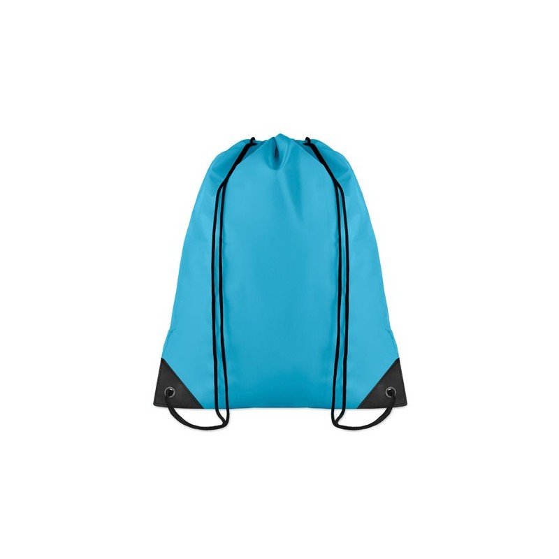 Sac à dos personnalisé en polyester idéal pour vos événements - SHOOP Matières : PET Couleurs : turquoise goodies publicitaire é
