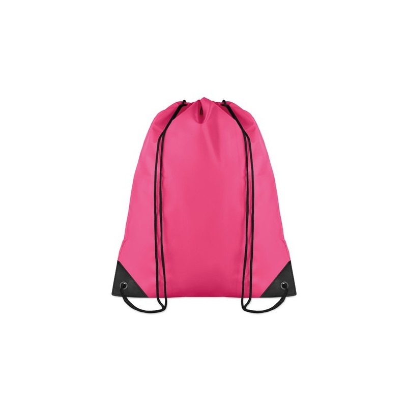 Sac à dos personnalisé en polyester idéal pour vos événements - SHOOP Matières : PET Couleurs : fuchsia personnalisable avec vot