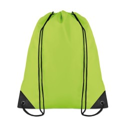 Sac à dos personnalisé en polyester idéal pour vos événements - SHOOP Matières : PET Couleurs : vert citron marquage laser ultra