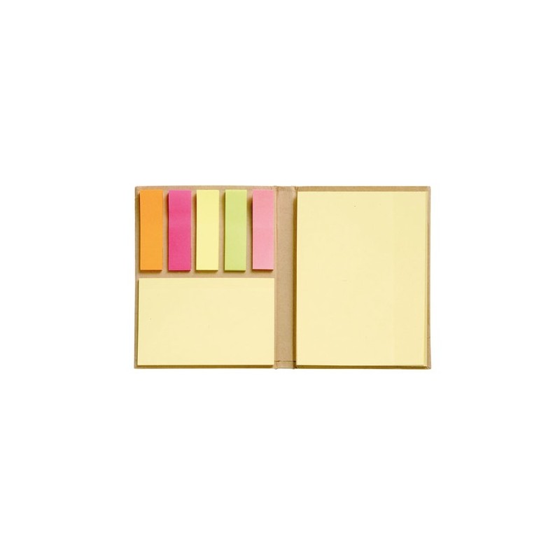 Bloc en Papier Recyclé Éco-responsable Multi pas cher - RECYCLO Matières : papier Couleurs : beige personnalisable avec votre lo