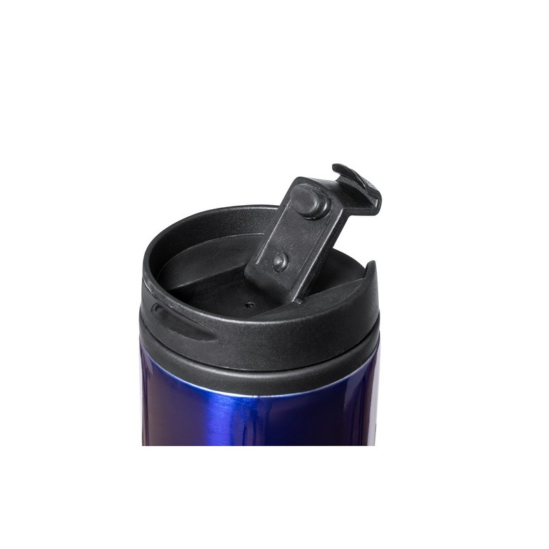 Mug Isotherme Personnalisé Éco-responsable Citrox Matières : acier inoxydable Couleurs : noir personnalisation sur mesure