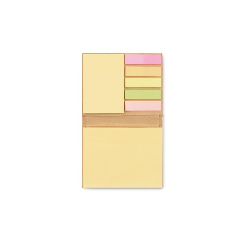 Bloc en Papier Recyclé Éco-responsable Multi pas cher - RECYCLO Matières : papier Couleurs : beige cadeau entreprise pas cher