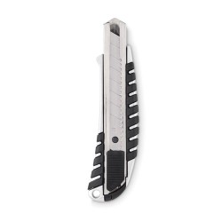 Couteau rétractable pratique et durable personnalisé - BOWIE Matières : aluminium Couleurs : argenté 2