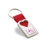Porte-clé en métal cœur personnalisé BONHEUR personnalisable avec votre logo