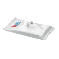 Lingettes Nettoyantes Pratiques Personnalisées 10 unités DELLEA Matières : polyéthylène (PE) Couleurs : blanc 2