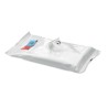 Lingettes Nettoyantes Pratiques Personnalisées 10 unités DELLEA Matières : polyéthylène (PE) Couleurs : blanc personnalisable av