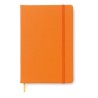 Carnet A6 Ligné Éco-responsable 96 Pages NOTELUX Matières : papier Couleurs : orange objet promotionnel éco-responsable