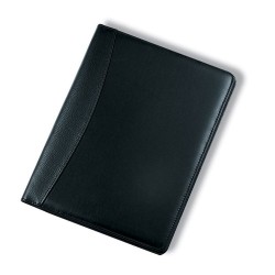 Conférencier A4 en PU personnalisé NADIA Matières : papier Couleurs : noir 2