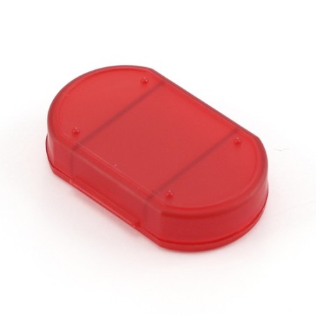 Pilulier Personnalisé Pratique Coloré Trizone Couleurs : transparent personnalisation sur mesure