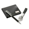 Set Cadeau Pratique Élégant - ELEGANCI Matières : métal Couleurs : noir personnalisable avec votre logo