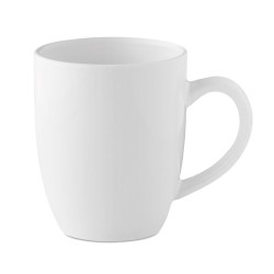 Mug céramique 300 ml personnalisé - Cadeau d'entreprise TRENT Matières : grès Couleurs : blanc