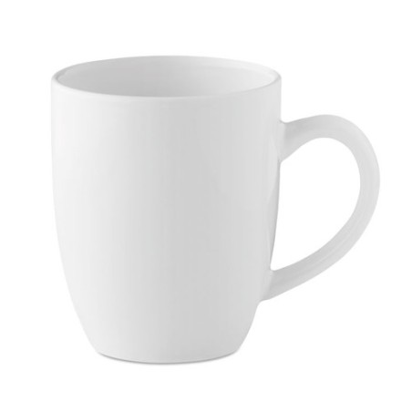 Mug céramique 300 ml personnalisé - Cadeau d'entreprise TRENT Matières : grès Couleurs : blanc
