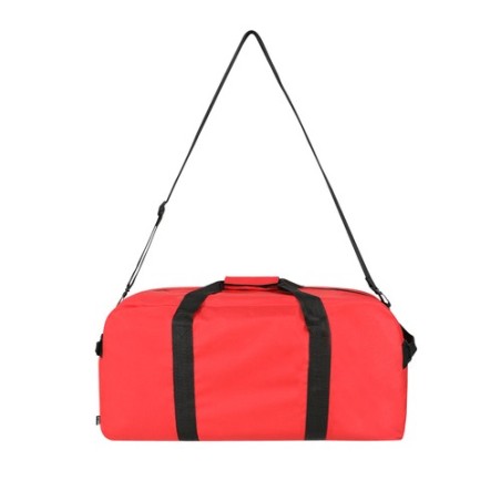Sac pas cher personnalisé Framton Couleurs : noir Matières : polyester recyclé objet publicitaire robuste