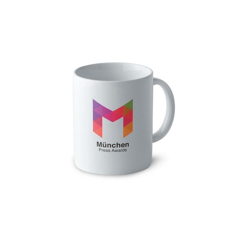 Mug céramique personnalisé  300ml - Dublin Matières : grès Couleurs : blanc personnalisable avec votre logo