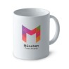 Mug céramique personnalisé  300ml - Dublin Matières : grès Couleurs : blanc personnalisable avec votre logo