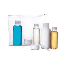 Pochette de voyage pratique personnalisée - AIRPRO Matières : PET Couleurs : transparent 2