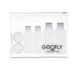 Pochette de voyage pratique personnalisée - AIRPRO Matières : PET Couleurs : transparent goodies publicitaire événementiel