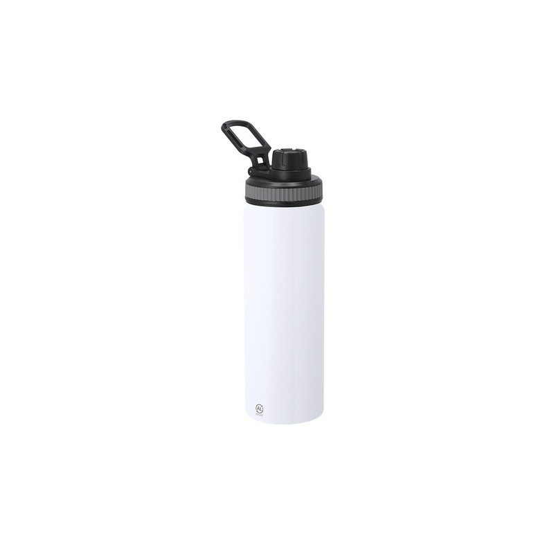Bidon pas cher personnalisé Fouler Matières : aluminium recyclé  Couleurs : rouge goodies personnalisé en stock