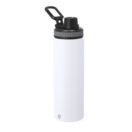 Bidon pas cher personnalisé Fouler Matières : aluminium recyclé  Couleurs : rouge goodies personnalisé en stock