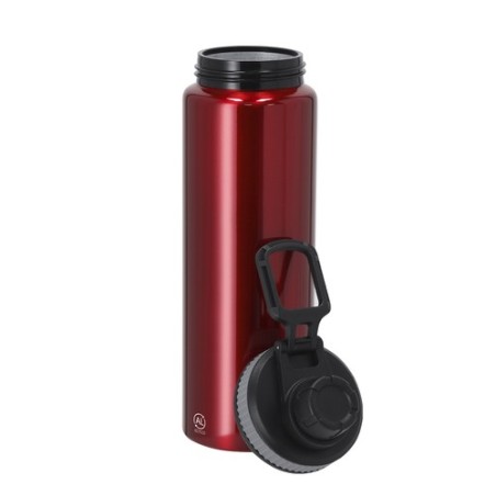 Bidon pas cher personnalisé Fouler Matières : aluminium recyclé  Couleurs : blanc objet promo petit budget