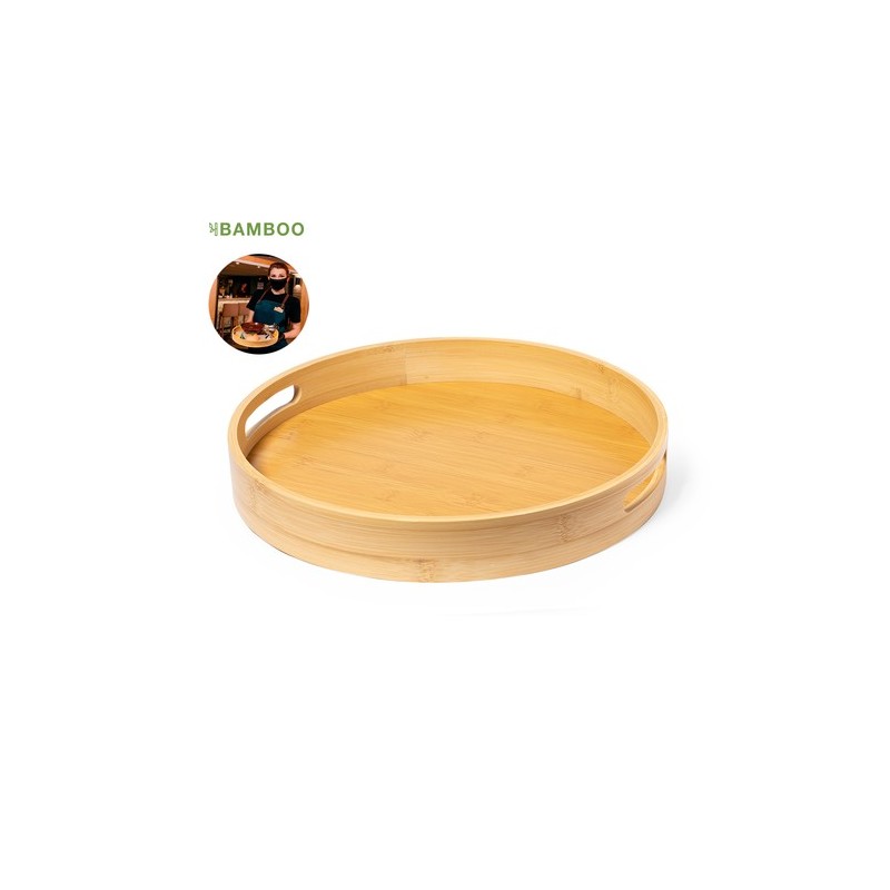 Plateau Personnalisé Éco-responsable et Pratique en Bambou Meltem Matières : bambou