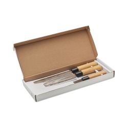Set de Couteaux Japonais Élégants Personnalisés - TAKI Matières : acier inoxydable Couleurs : multicolore