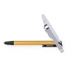 Stylo Bille Multifonction Personnalisé pas cher - Support Uplex Matières : aluminium Couleurs : bleu marine impression logo haut