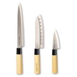 Set de Couteaux Japonais Élégants Personnalisés - TAKI Matières : acier inoxydable Couleurs : multicolore cadeau entreprise pas 