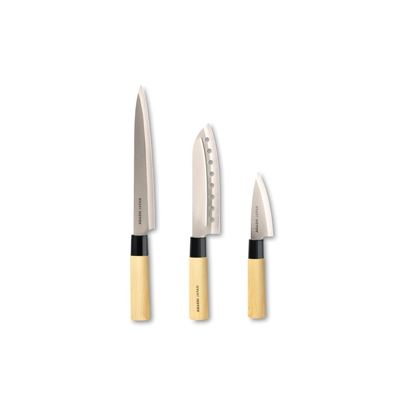 Set de 3 Couteaux Japonais TAKI - Élégance et Précision