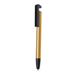 Stylo Bille Multifonction Personnalisé pas cher - Support Uplex Matières : aluminium Couleurs : bleu marine cadeau collaborateur