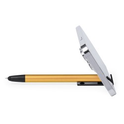 Stylo Bille Multifonction Personnalisé pas cher - Support Uplex Matières : aluminium Couleurs : argenté objet publicitaire robus