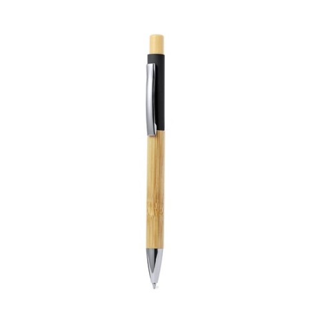 Stylo Cadeau d'Entreprise Éco-responsable en Bambou Renol Matières : bambou Couleurs : noir