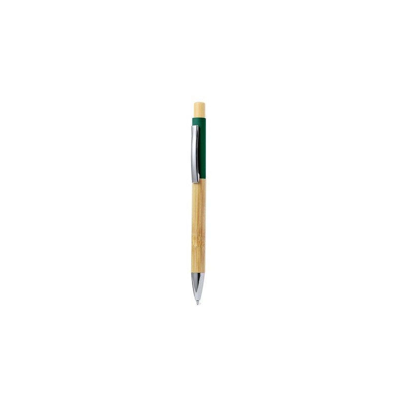 Stylo Cadeau d'Entreprise Éco-responsable en Bambou Renol Matières : bambou Couleurs : noir goodies personnalisé en stock