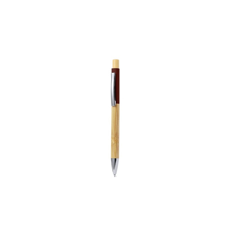 Stylo Cadeau d'Entreprise Éco-responsable en Bambou Renol Matières : bambou Couleurs : noir accessoire événementiel unique