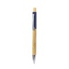 Stylo Cadeau d'Entreprise Éco-responsable en Bambou Renol Matières : bambou Couleurs : bleu marine marquage laser ultra précis
