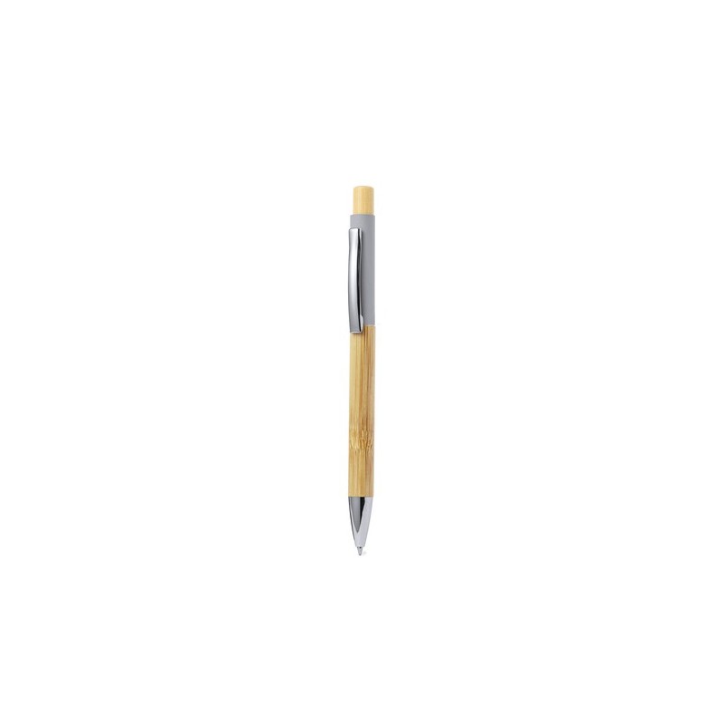 Stylo Cadeau d'Entreprise Éco-responsable en Bambou Renol Matières : bambou Couleurs : bleu marine personnalisation sur mesure