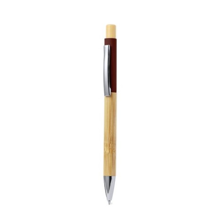 Stylo Cadeau d'Entreprise Éco-responsable en Bambou Renol Matières : bambou Couleurs : bleu marine livraison express 24h 48h