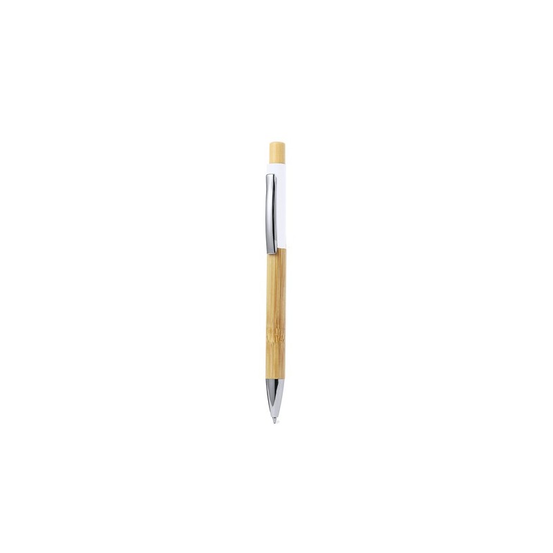 Stylo Cadeau d'Entreprise Éco-responsable en Bambou Renol Matières : bambou Couleurs : bleu marine objet promo petit budget