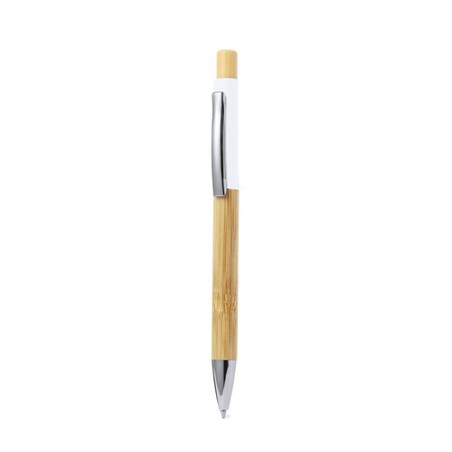 Stylo Cadeau d'Entreprise Éco-responsable en Bambou Renol Matières : bambou Couleurs : bleu marine objet promo petit budget