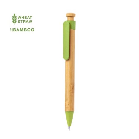 Stylo Éco-responsable en Bambou - Cadeau d'Entreprise Melky Matières : bambou Couleurs : noir personnalisation rapide en France