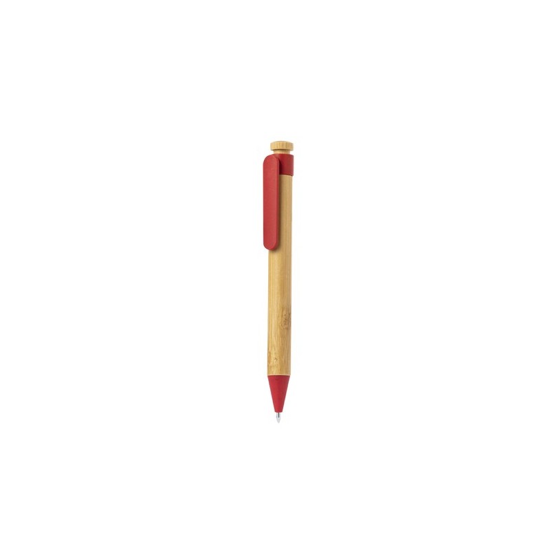 Stylo Éco-responsable en Bambou - Cadeau d'Entreprise Melky Matières : bambou Couleurs : noir objet promo petit budget