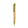 Stylo Éco-responsable en Bambou - Cadeau d'Entreprise Melky Matières : bambou Couleurs : vert impression haute définition
